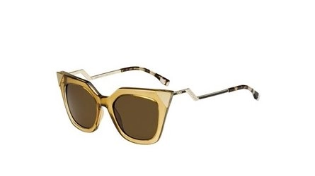 משקפי שמש פנדי לנשים FF 0060/S חום, שקוף חתולי