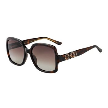 משקפי שמש ג'ימי צ'ו לנשים SAMMI/G/S חום, מבריק, מנומר מרובעות