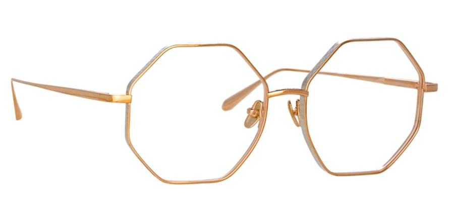 משקפי ראיה לינדה פארו יוניסקס Lianas 7980 OPT LFL/1253 אפור, זהב מתומן, עגולות