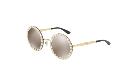 משקפי שמש דולצ'ה גבנה לנשים DG 2173B עגולות