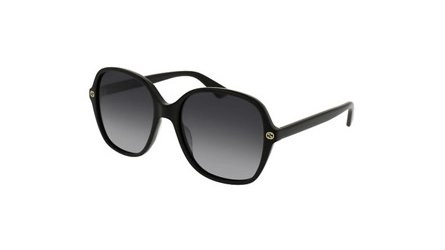 משקפי שמש גוצ'י לנשים GG0092S שחור מרובעות