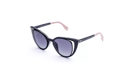 משקפי שמש פנדי לנשים FF 0136/S שחור עגולות