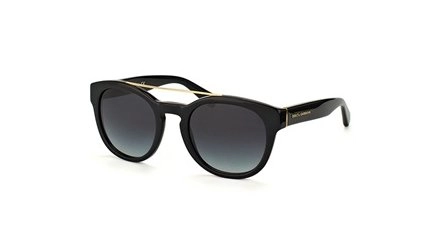 משקפי שמש דולצ'ה גבנה לנשים DG 4274 שחור עגולות