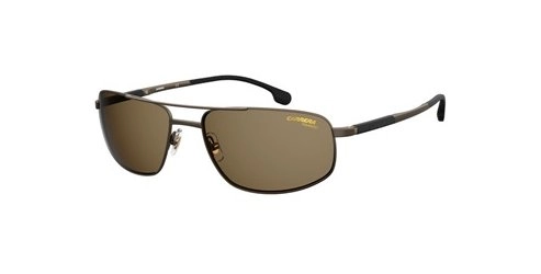 משקפי שמש קאררה יוניסקס 8036/S חום, כהה, מט מלבניות