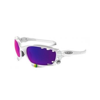 משקפי שמש אוקלי יוניסקס RACING JACKET OO9171 לבן אובאליות