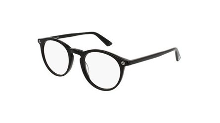 משקפי ראיה גוצ'י לנשים GG0121O שחור עגולות