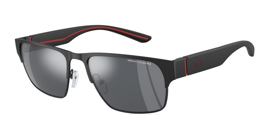 משקפי שמש ארמני אקסצ'יינג לגברים AX2046S שחור מלבניות