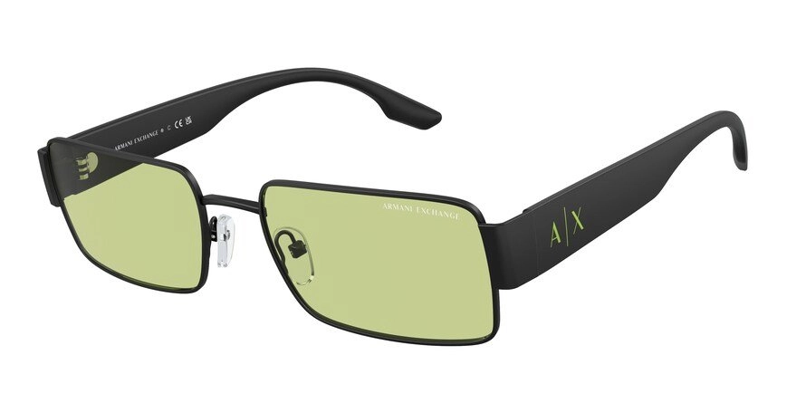 משקפי שמש ארמני אקסצ'יינג לגברים AX2052S שחור מלבניות