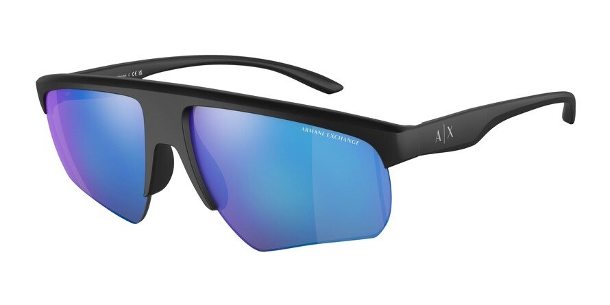 משקפי שמש ארמני אקסצ'יינג לגברים AX4123S שחור מלבניות