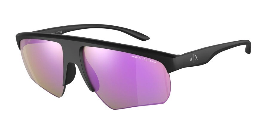 משקפי שמש ארמני אקסצ'יינג לגברים AX4123S שחור מלבניות