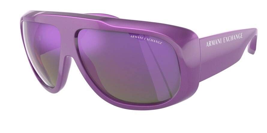 משקפי שמש ארמני אקסצ'יינג לגברים AX4143SU לילך טייסים