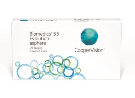 עדשות מגע חודשיות ביומדיקס BIOMEDICS 55 EVOLUTION