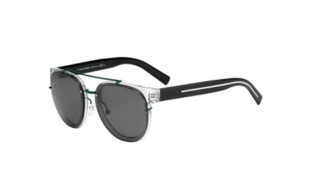 משקפי שמש כריסטיאן דיור יוניסקס BLACKTIE BLACKTIE 143S ירוק, שחור, שקוף