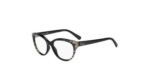 משקפי ראיה כריסטיאן דיור לנשים CD 3255 שחור חתולי, עגולות