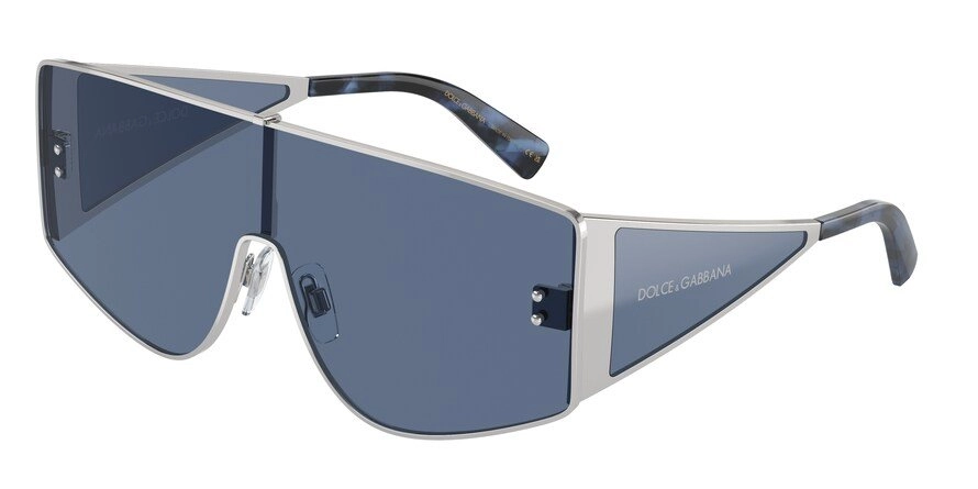 משקפי שמש דולצ'ה גבנה לגברים DG 2305 כסף מלבניות