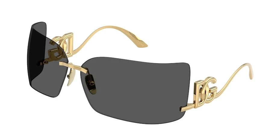 משקפי שמש דולצ'ה גבנה לנשים DG 2319 זהב מלבניות