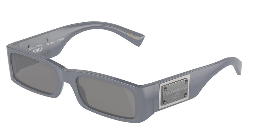 משקפי שמש דולצ'ה גבנה לגברים DG 4444 אפור מלבניות