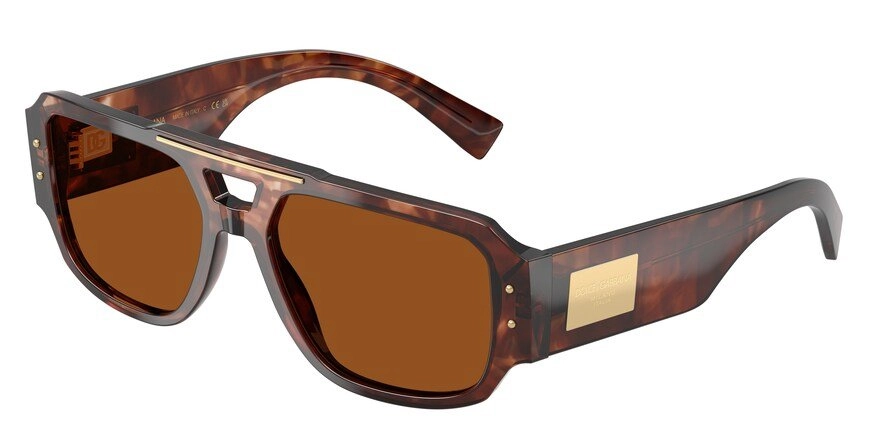 משקפי שמש דולצ'ה גבנה לגברים DG 4482 אדום טייסים