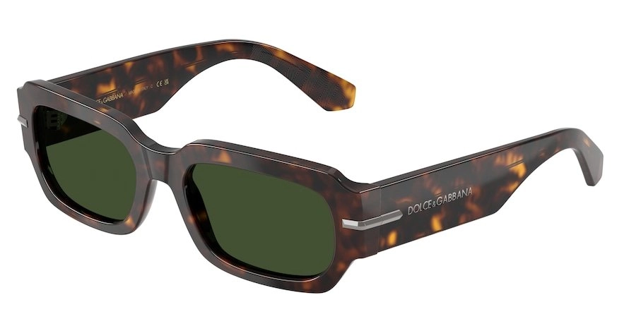 משקפי שמש דולצ'ה גבנה לגברים DG 4485 מנומר מלבניות