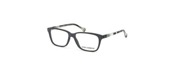 משקפי ראיה דולצ'ה גבנה לגברים DG 1238 שחור, מט מרובעות