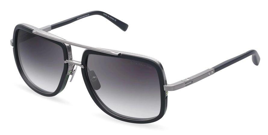 משקפי שמש דיטה יוניסקס MACH-ONE DRX-2030 ירוק, כסף, מט, שחור מרובעות