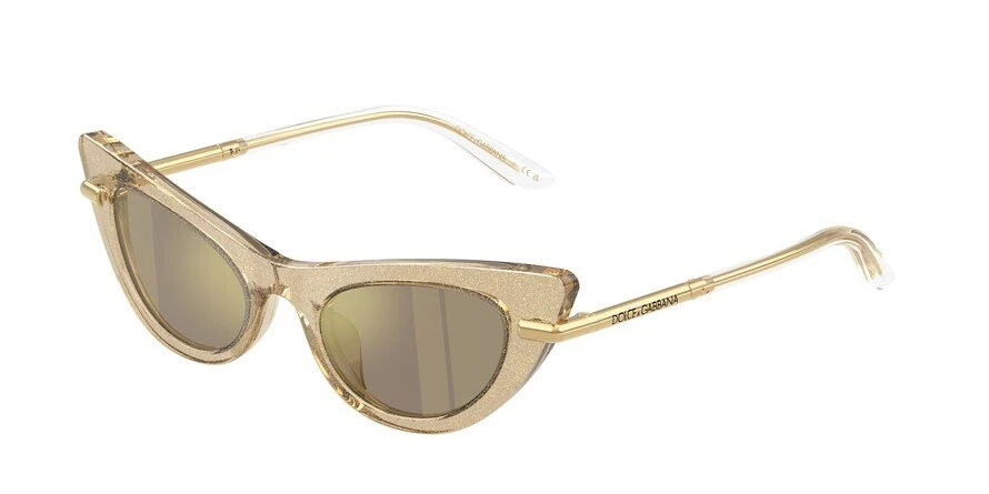 משקפי ילדים שמש דולצ'ה גבנה לנשים DX 4008 זהב חתולי