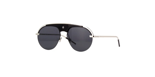 משקפי שמש כריסטיאן דיור יוניסקס DIO(R)EVOLUTION כסף, שחור עגולות