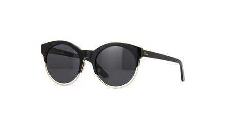 משקפי שמש כריסטיאן דיור יוניסקס DIOR SIDERAL1 זהב, שחור עגולות