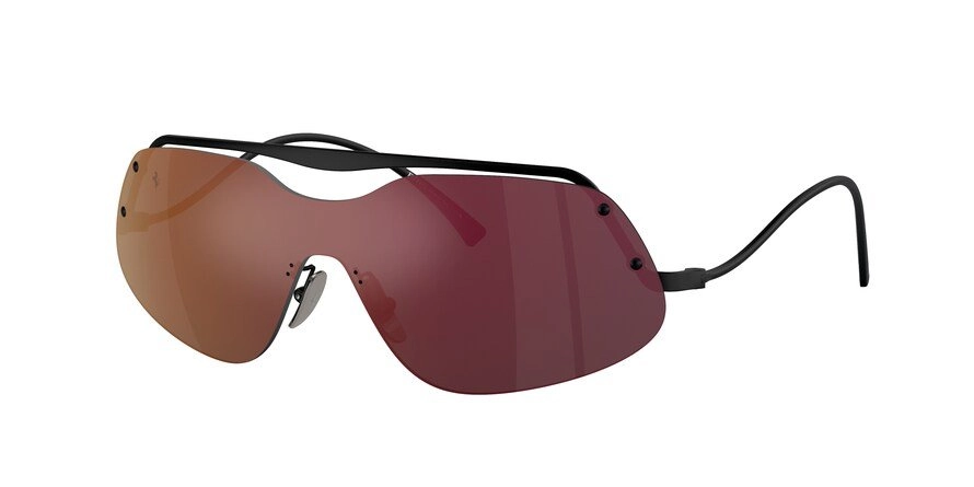 משקפי שמש פרארי יוניסקס FH1007 שחור מלבניות