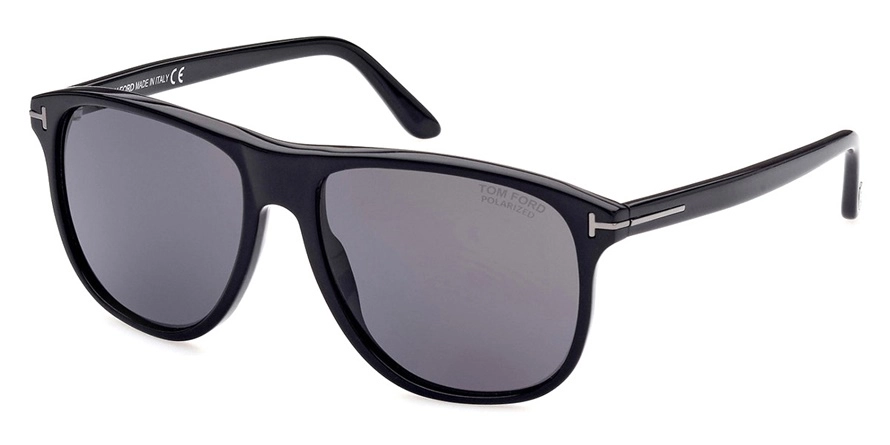 משקפי שמש טום פורד יוניסקס JONI FT0905-N שחור מרובעות, עגולות