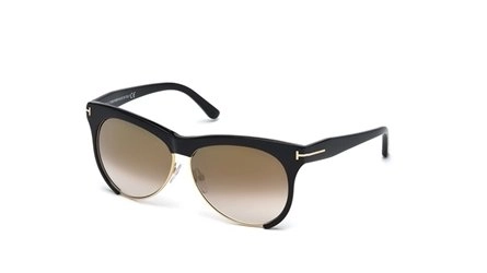 משקפי שמש טום פורד יוניסקס TF365 שחור, זהב אובאליות