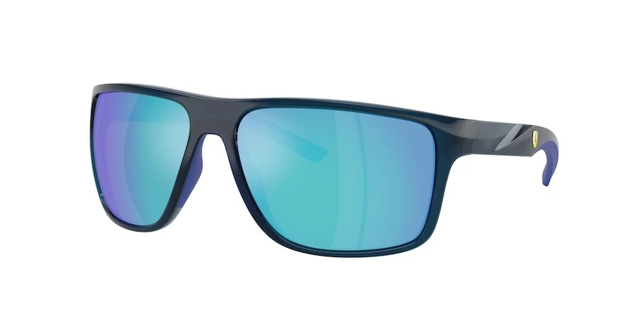 משקפי שמש סקודריה פרארי לגברים FZ6015U כחול מלבניות