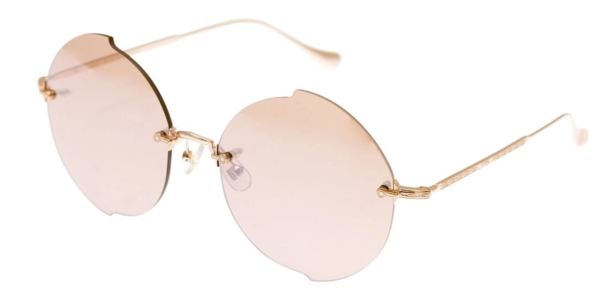 משקפי שמש קימי יוניסקס G-EIGHT זהב עגולות