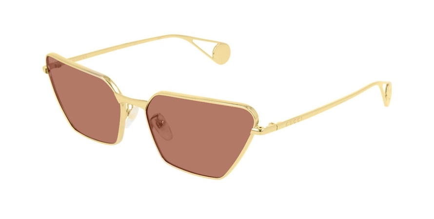 משקפי שמש גוצ'י לנשים GG0538S זהב מרובעות