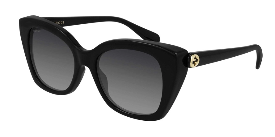 משקפי שמש גוצ'י יוניסקס GG0921S שחור חתולי, עגולות