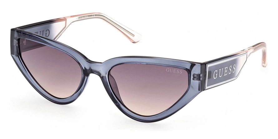 משקפי שמש גאס יוניסקס GU7819 כחול, שקוף חתולי, עגולות