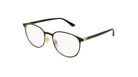 משקפי ראיה גוצ'י לנשים GG0293O שחור עגולות