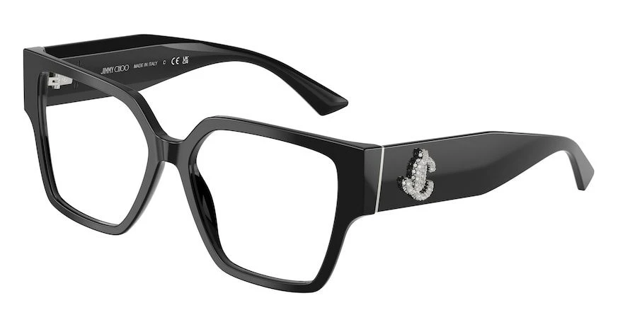 משקפי ראיה ג'ימי צ'ו לנשים JC3032B שחור מרובעות
