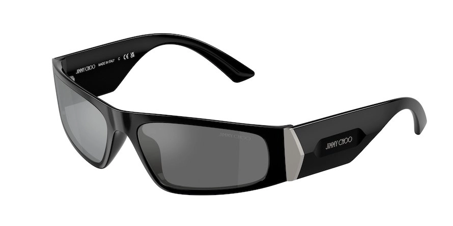 משקפי שמש ג'ימי צ'ו לנשים JC6001U שחור אובאליות