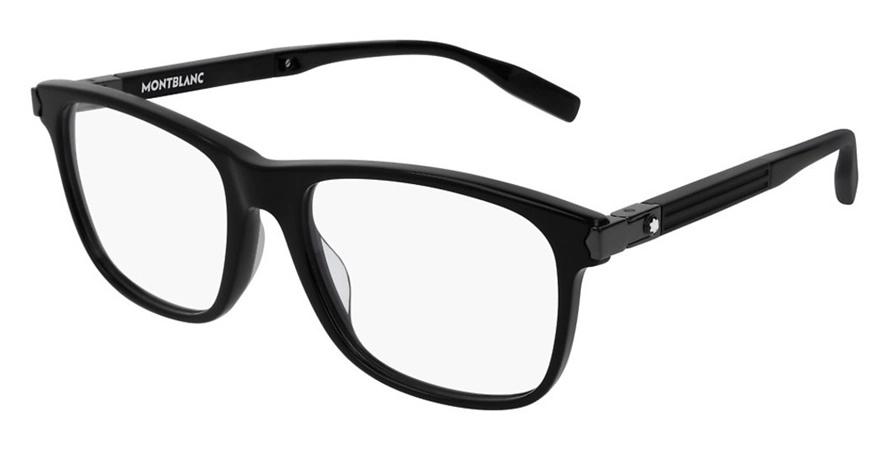 משקפי ראיה מונטבלאנק יוניסקס MB0035O שחור מרובעות