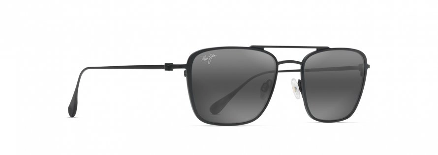 משקפי שמש מאווי ג'ים יוניסקס Ebb & Flow 542 שחור מרובעות