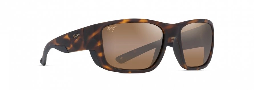 משקפי שמש מאווי ג'ים יוניסקס Amberjack 896 חום מלבניות