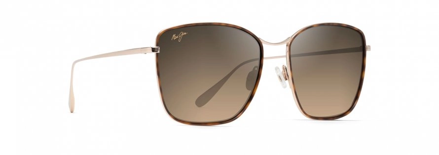 משקפי שמש מאווי ג'ים לנשים Tiger Lily 561 חום מרובעות