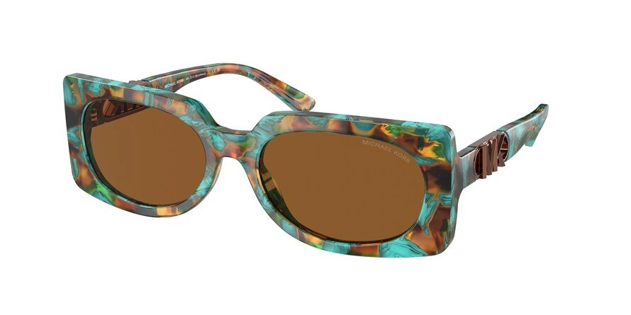 משקפי שמש מייקל קורס לנשים בורדו MK 2215 ירוק מלבניות