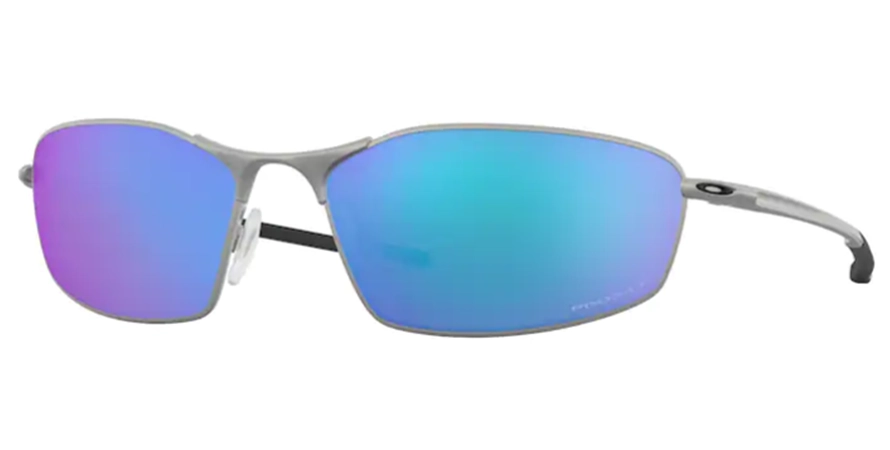 משקפי שמש אוקלי לגברים WHISKER OO4141 כסף אובאליות