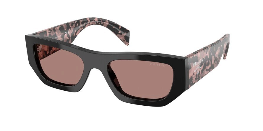 משקפי שמש פראדה לנשים SPR A01 שחור מלבניות