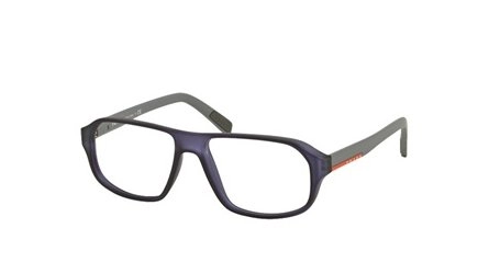 משקפי ראיה פראדה ספורט לגברים VPS 05G כחול מרובעות, אובאליות