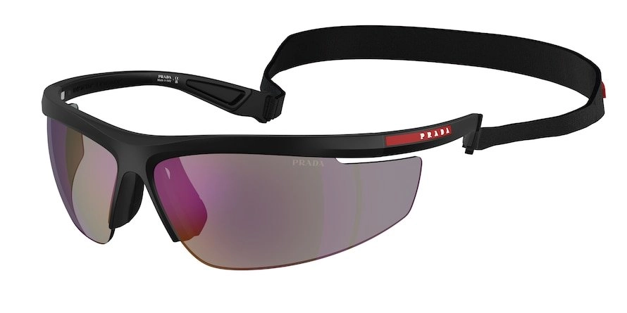 משקפי שמש פראדה ספורט לגברים SPS A02 שחור מלבניות