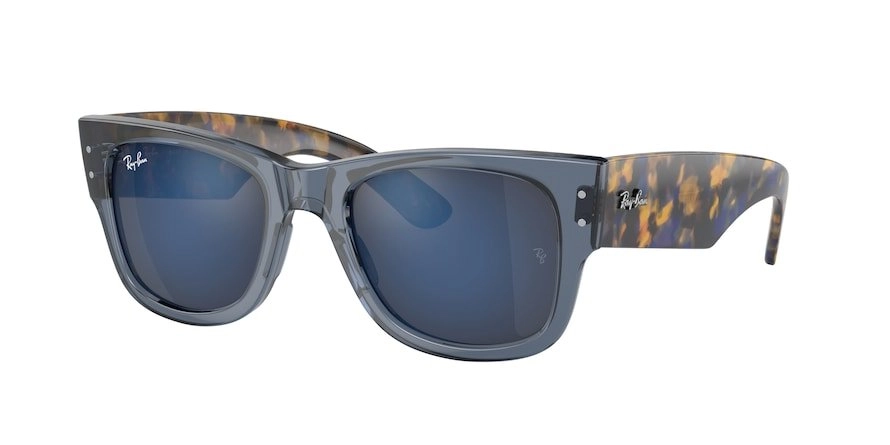 משקפי שמש רייבן יוניסקס MEGA WAYFARER RB 0840S כחול מרובעות