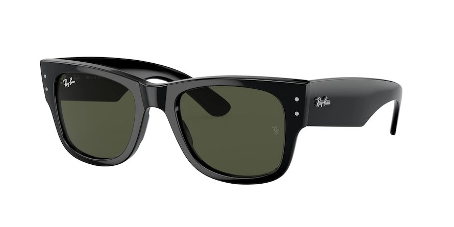 משקפי שמש רייבן יוניסקס MEGA WAYFARER RB 0840S שחור מרובעות